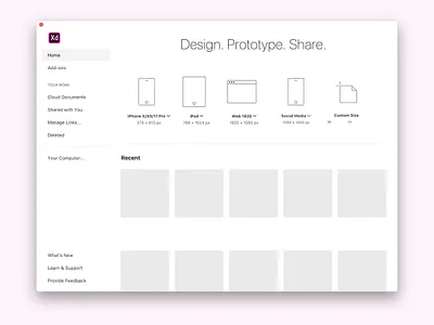 #RandomXD: Social media artboards for Adobe XD adobe adobexd artboards branding design madewithadobexd request suggestion ui ux xd design