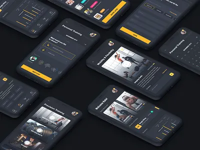 Fitness Performance App android app fitness fitness app interaction interaction design interface product design ui ux