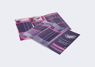 Elegantly Smooth by Digits branding graphic design leaflet design