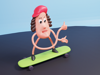 A character 3d 3dillustration b3d blender character sculpting