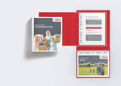 Claymore Homes branding brochure design folder design graphic design