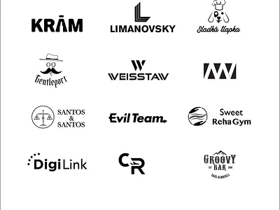 various logo designs made in 2019 adobe illustrator blackandwhite branding graphic design graphic design logo logodesign logofolio logotype minimalist logo vector