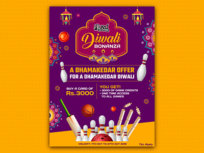 Poster Design For Diwali Offer branding design diwali graphic design illustration offer typography vector