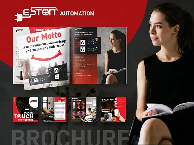 Eston Automation Brochure automation branding brochure brochure layout brochure mockup creative brochure design creative design design dribbble eston flyer design flyer template free illustration inspiration smarthome switch touch switch board ui ux design vector
