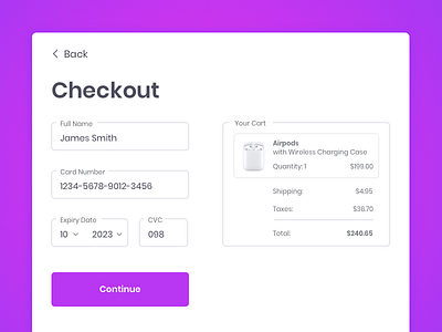 Checkout Page checkout checkout form checkout page credit card credit card checkout credit card design credit card form credit card payment online shopping payment payment flow payment form purchase purchase flow purchases purchasing shipping shopping shopping bag shopping cart