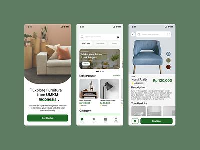 Furtina - Furniture Mobile App design graphic design logo mobileapp ui uidesigner