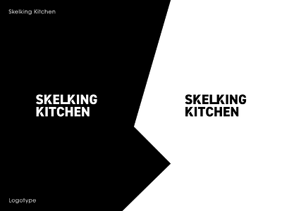 Logotype – Skelking Kitchen bold brand branding identity kitchen logo logo design logotype mark modern restaurant visual visual identity