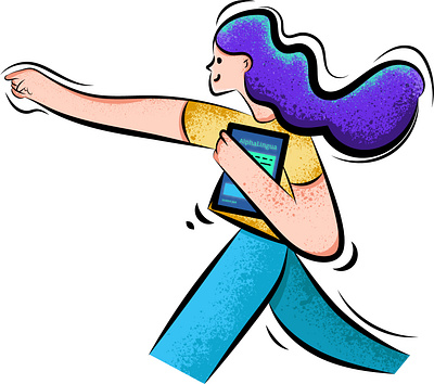 Towards adobe illustrator childhood design girl illustration grains grainy illustration illustrator landscape school texture vector