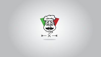 Italian Chef chef italian italian restaurant logo