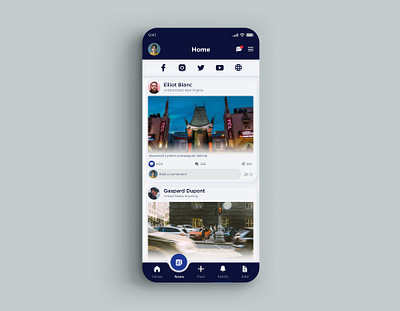 News Screen Social App app app ui app ui ux design design ui design uiux minimal mobile app mobile app design mobile design mobile interface mobile ui social app ui design ui ux uiux