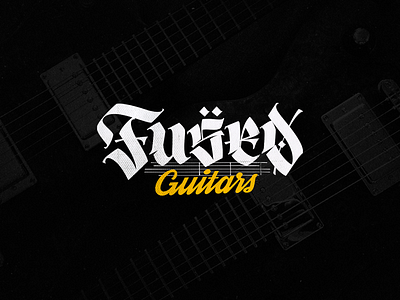 Fused Guitars brand brand design branding design fused graphicdesign guitars identity identity design lettering logo logo design logodesign logos logotype logotypedesign sign typography vector