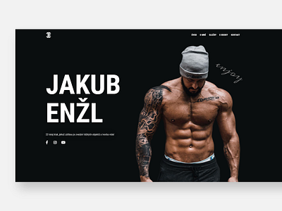 Personal trainer website 2020 coach website design gym minimalism modern muscles online coaching product design trendy ui uiux webdesign website