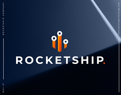 Rocketship 2020 trend blue color brand identity branding design graphic design graphicdesign identity logo simple logo vector