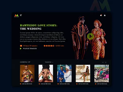 Africa Magic adobe xd best design black brand brand design branding dailyui design figma figmaafrica freelance landingpage logo rainbow topdesign trending typography user experience userinterface ux