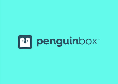 penguinbox 99designs box box logo brand branding cartoon cartoon logo design graphic design logo logo design logomaker logomark mark nature nature logo penguin logo penguins vector