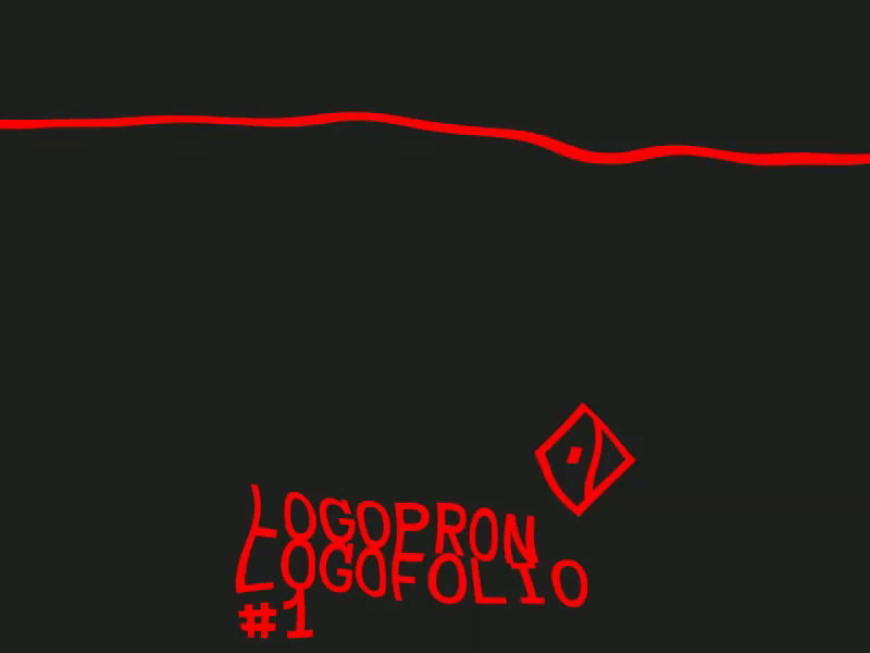 Logopron Logofolio #1 behance black black white branding gif graphic design identity kazaligor logo logo design logodesign logofolio logopron logos logotype mark monochrome portfolio red typography
