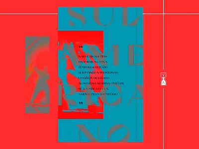 Sulamericano - Poster baiana system baianasystem photoshop poster poster art poster design sulamericano type typography