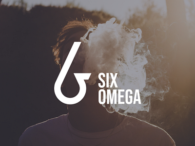 SixOmega Logo brand brand identity branding identity liquid logo logocore logogram logoidea logomark logotype vape vapor visual