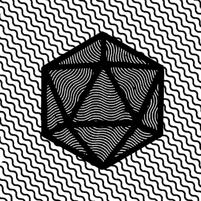 D20 design dice dnd dungeonsanddragons graphicdesign illustration procreate texture