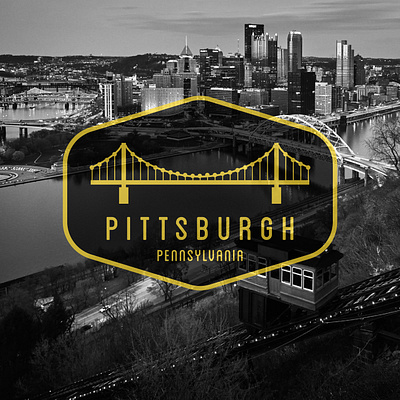 Pittsburgh Badge badge badgedesign design graphicdesign pennsylvania pittsburgh