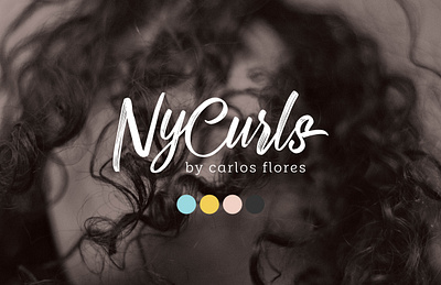 NYC Curls branding concepts graphic design package design web design