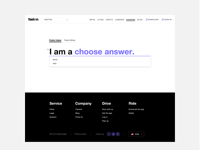 Fasten website. Support help layout support typography ui ui ux web web design web layout web page web page layout web ui webdesign website website design