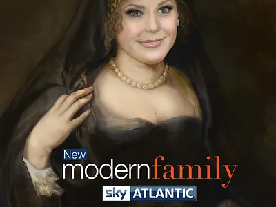 Modern Family Digital Painting digital art digital illustration digital paint digital painting illustration photoshop