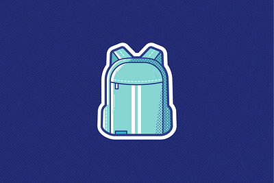 Backpack backpack bag branding design icon illustration logo sport sports ui vector