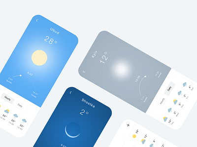 Daily UI 037 Weather app challenge dailyui dailyui037 design forecast location mobile phone product design rainy settings sunny sunrise sunset ui ui details ui elements ux weather