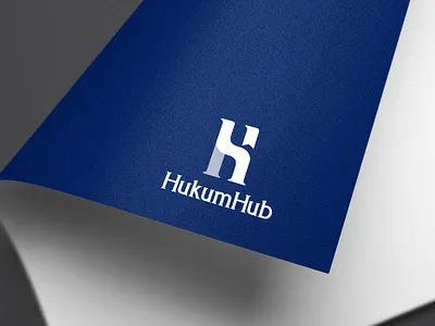 HukumHub Logo brand identity branding business card corporate design corporate identity edutech illustration law law firm legal legaltech logo logo design logomark