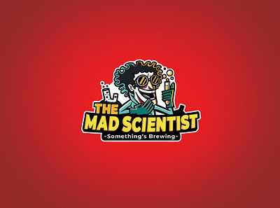The Mad Scientist bangalore bar beer boomblastdesign branding design brewery brewery logo citypub mad scientist mascotlogo pub resturent satishgangaiah