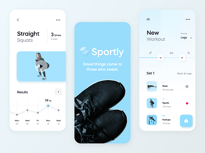 Fitness App - Summary app app design application clean design ecommerce interactive design interface design ios iphone minimal mobile screen sport app ui uidesign user experience user interface ux uxdesign