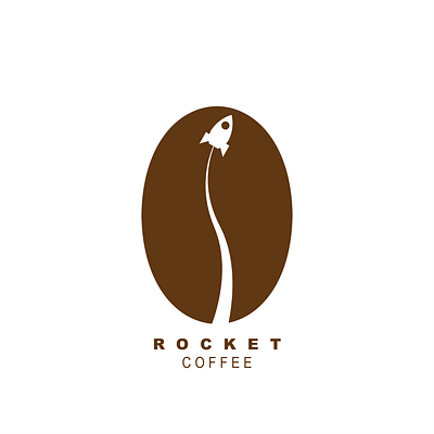 Rocket Coffee 🚀 branding coffee logo design illustration logo logo concept logo inspiration logodesign logos minimal negative space logo rocket logo typography vector