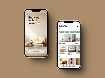 Furniture e commerce Mobile App Design furniture mobile mobile app ui ux