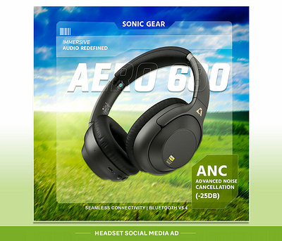 Sonic Gear Aero 680 – Product Design Showcase 3drender branding conceptdesign creativedesign designinspiration digitalart dribbbleshots futuristicdesign graphicdesign headphonedesign industrialdesign modernaesthetic productdesign productvisualization sleekdesign sonicgear techdesign techgadgets uiux visualdesign