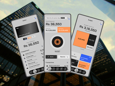 FINN - Personal Finance Management App android app app budget dashboard design finance illustration interface ios app minimal mobile mobile app planning play store ui ux visualization