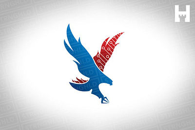American Eagle Vector Logo Template bird bird logo branding eagle eagle logo logo logodesign tech tech logo usa