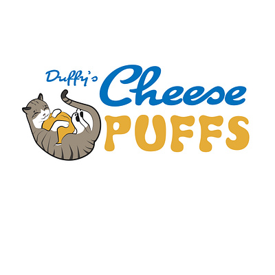 A Talking Cat!?!: Duffy's Cheese Puffs adobe illustrator design digital illustration illustrator logo mst3k rifftrax