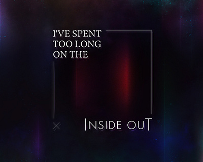 Wearing the Inside Out – Typography design lyrics music painting photoshop pink floyd pinkfloyd poster procreate type design typedesign typography