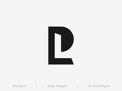 PL Logo black brand branding clean creative design icon idea l logo letter logo logo mark minimal monogram negative space p logo pl logo simple symbol typography