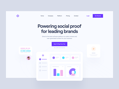 SaaS: Landing Page dashboard dashboard landing hero hero header identity design landing design landing page landing page design product design product page saas app saas landing saas website