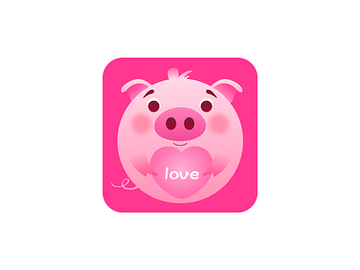 pig icon sketch ui