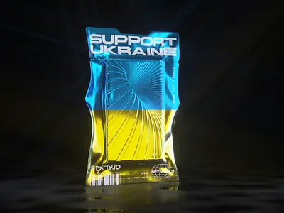 NFT pack for Starly - Support Ukraine 3d animation art artwork bitcoin blockchain branding btc crypto defi digital drop meta metaverse nft opensea pack ukraine