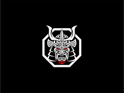 Ronin branding design identity logo mark martial arts mask ronin samurai