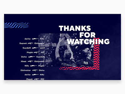 BLAST Premier - Credits aforox blastpremier broadcast broadcast design csgo design esport esports identity key visual typography
