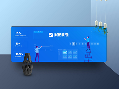 JoomShaper Social Anim 2020 after effects animation animation 2d branding design illustration marketing page builder trendy vector web