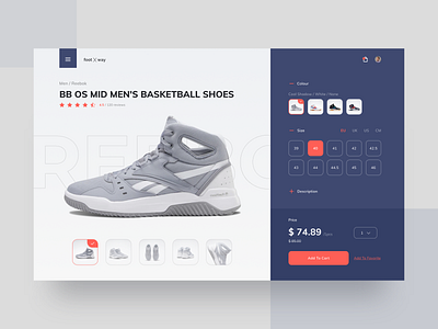 Product Page 2020 trend available clean clean ui detail e commerce inspiration interface design modern popular product page shoe shoe design shoes shop simple trending ui ux website