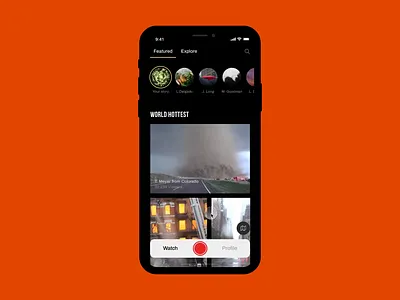 Breakin app ae animation app clean design minimal mobile mobile app motion ui ux uxui