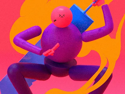 >:( 3d cinema 4d design illustration mellowmustard redshift