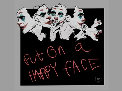 Joker illustration joaquin phoenix joker procreate